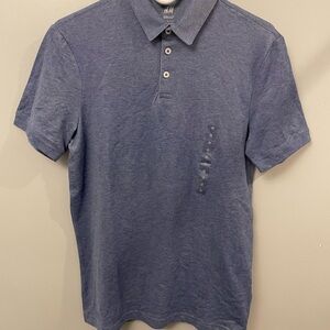 H&M Coolmax Slim Fit Polo Shirt Blue Short Sleeve Men’s Small NWT